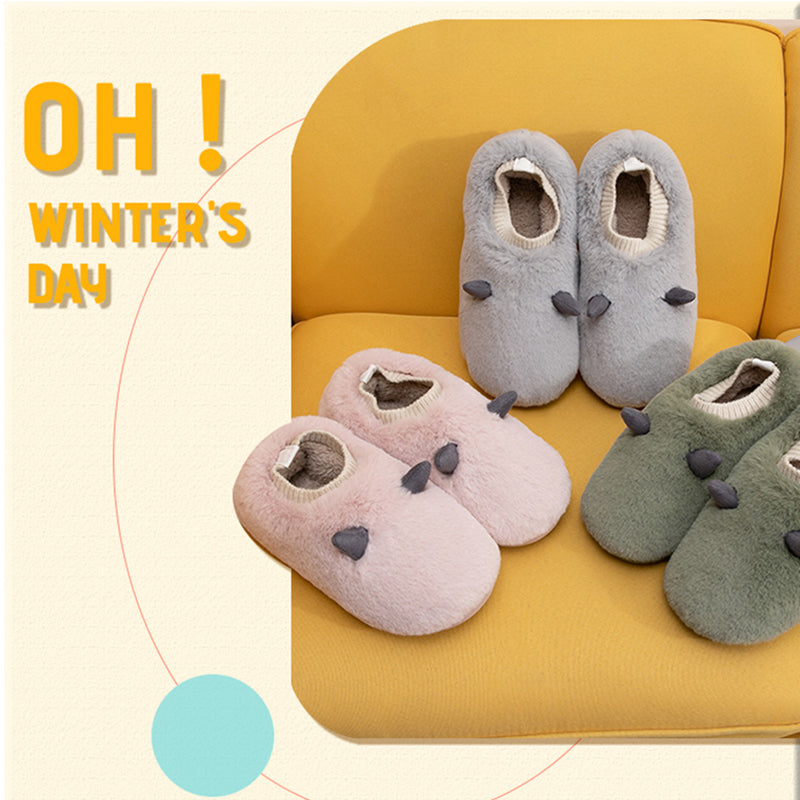 MAX0108-3 Fashion  Fluffy Slippers Winter Warm Home Indoor Shoes Soft Cute Cartoon Модные тапочки, теплая домашняя обувь, мягкий милый мультяшный