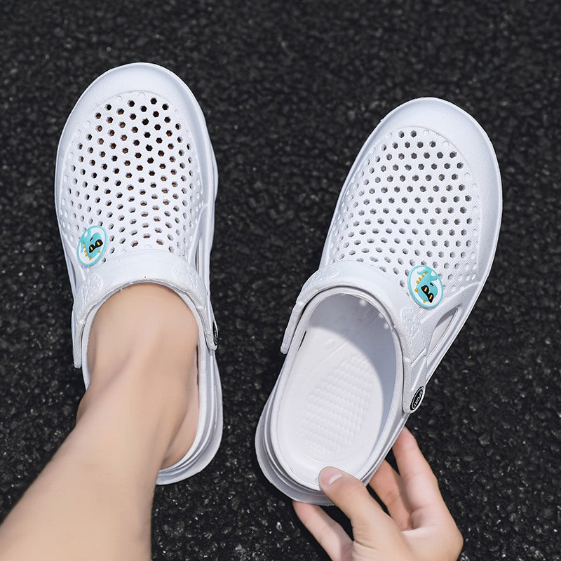 7979 Sandals  Lightweight Quick-drying Garden Outdoor Breathable Slip-on  Flat Сандалии Легкие Быстросохнущие Садовые