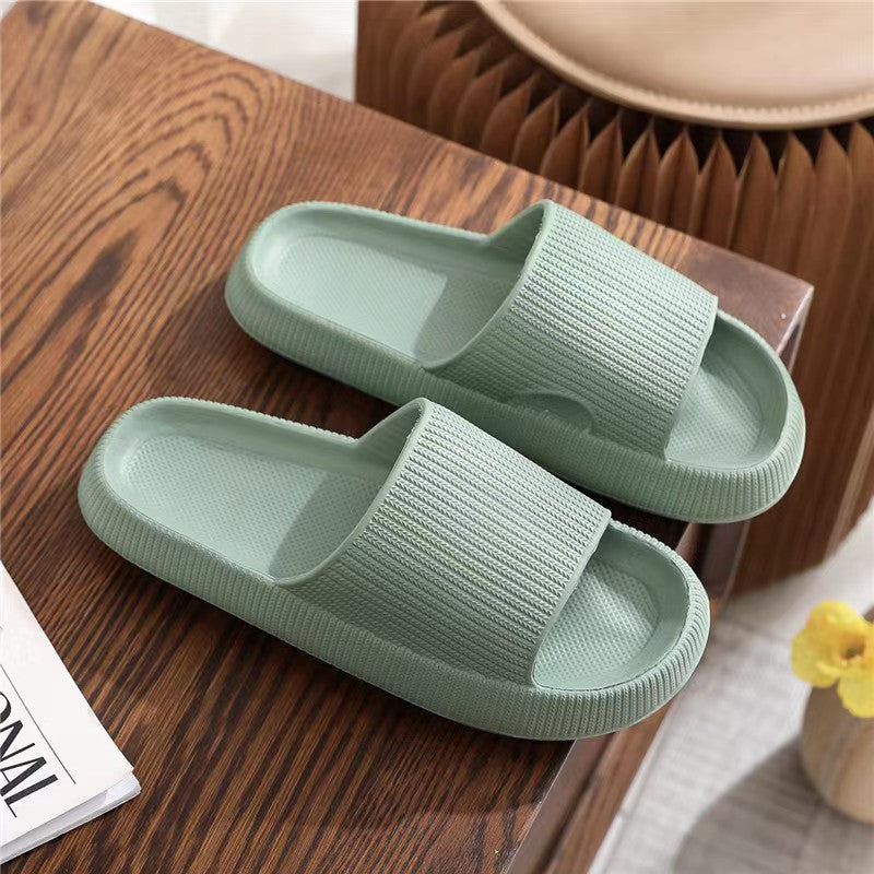 Women's Super Soft Eva Thick Platform Slides, Minimalist And Comfortable Indoor Bathroom Non-Slip Slippers, Women's Slippers