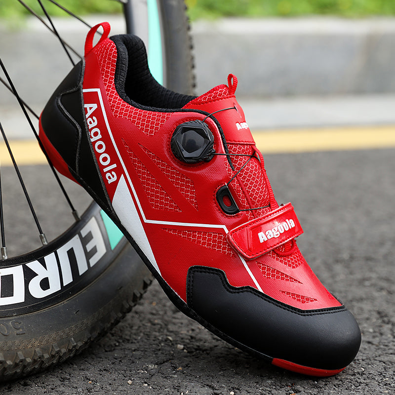 SQ-02 Road Cycling Self-locking Ultra Light Outdoor Waterproof Quick Lacing  Shoes Самоблокирующаяся ультралегкая уличная водонепроницаемая обувь с быстрой шнуровкой для шоссейного велоспорта