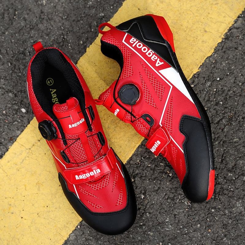 SQ-02 Road Cycling Self-locking Ultra Light Outdoor Waterproof Quick Lacing  Shoes Самоблокирующаяся ультралегкая уличная водонепроницаемая обувь с быстрой шнуровкой для шоссейного велоспорта