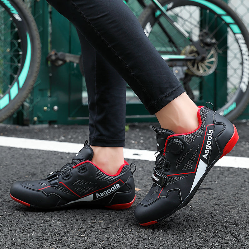 SQ-02 Road Cycling Self-locking Ultra Light Outdoor Waterproof Quick Lacing  Shoes Самоблокирующаяся ультралегкая уличная водонепроницаемая обувь с быстрой шнуровкой для шоссейного велоспорта