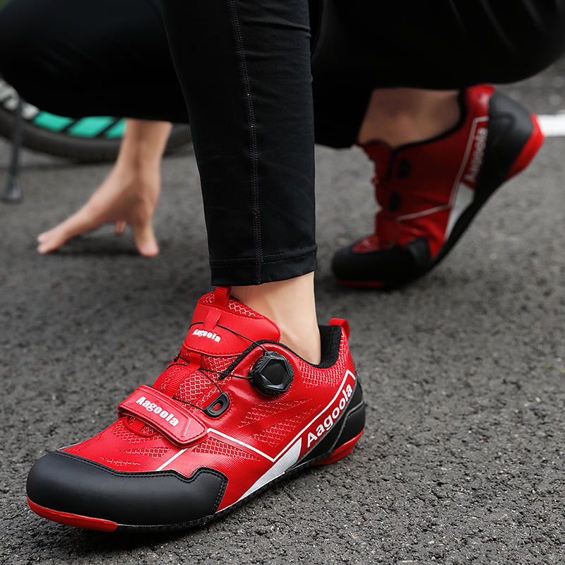 SQ-02 Road Cycling Self-locking Ultra Light Outdoor Waterproof Quick Lacing  Shoes Самоблокирующаяся ультралегкая уличная водонепроницаемая обувь с быстрой шнуровкой для шоссейного велоспорта