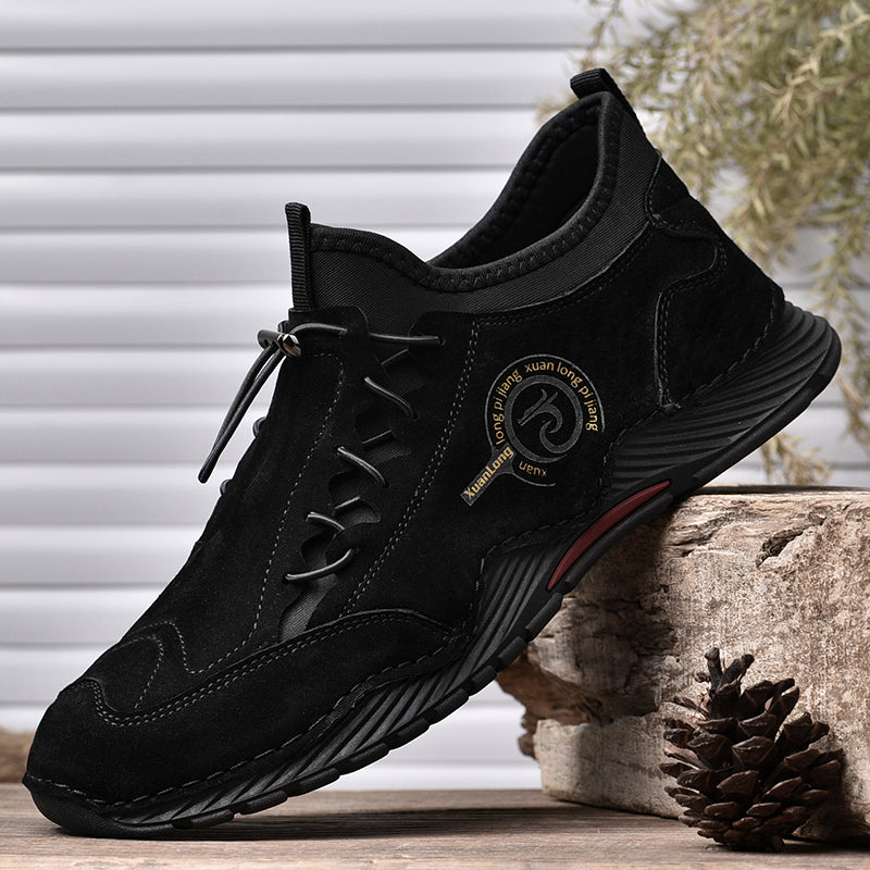 Men's leather shoes spring and autumn new fashion joker casual shoes men's shoes tide shoes driving shoes business shoes Johnson30235