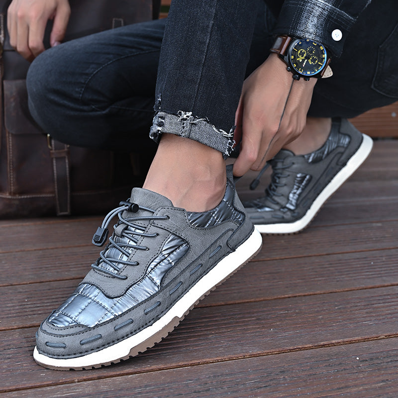 Y8902 New Skateboarding Shoes Soft Comfortable Driving Footwear Men  Casual Fashion Handmade Shoes Обувь для скейтбординга Мягкая удобная обувь для вождения