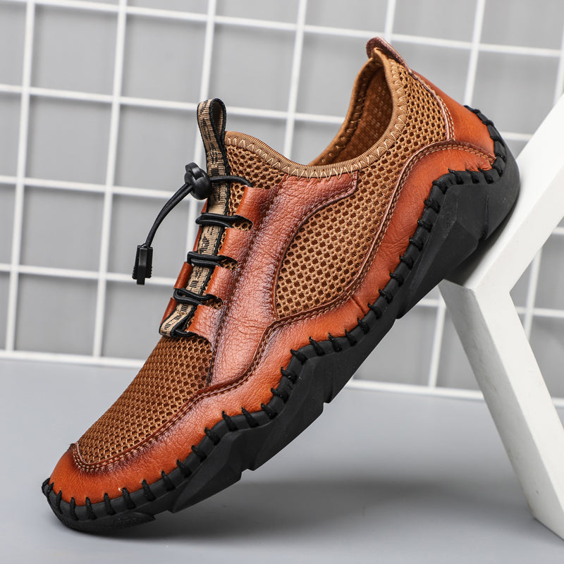 New Mens Casual Mesh Shoes Man Sport Sneaker Male Outdoor Sport Footwear Work Business Breathable Walking  Rhonda 8865