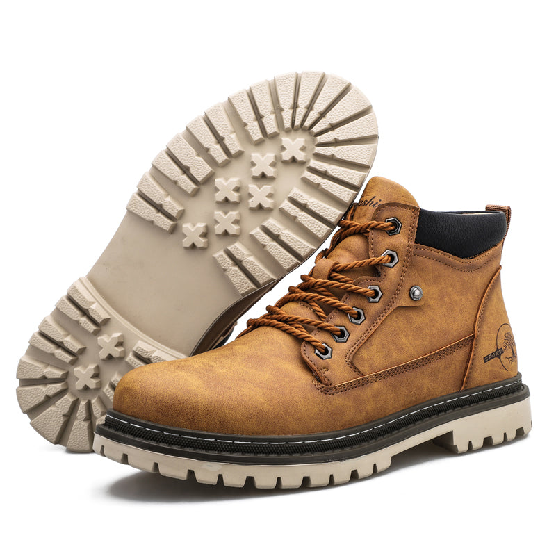 Y5888 Men's Martin boots high British style new tide casual boots Мужские ботинки Martin высокие повседневные ботинки в британском стиле