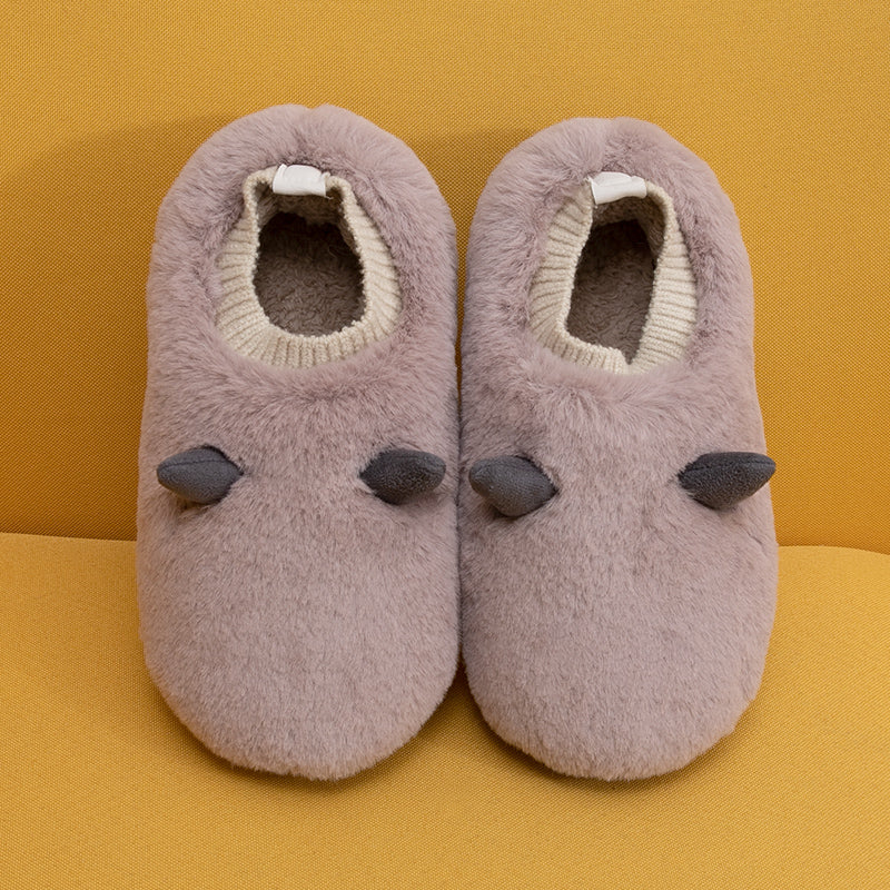 MAX0108-3 Fashion  Fluffy Slippers Winter Warm Home Indoor Shoes Soft Cute Cartoon Модные тапочки, теплая домашняя обувь, мягкий милый мультяшный