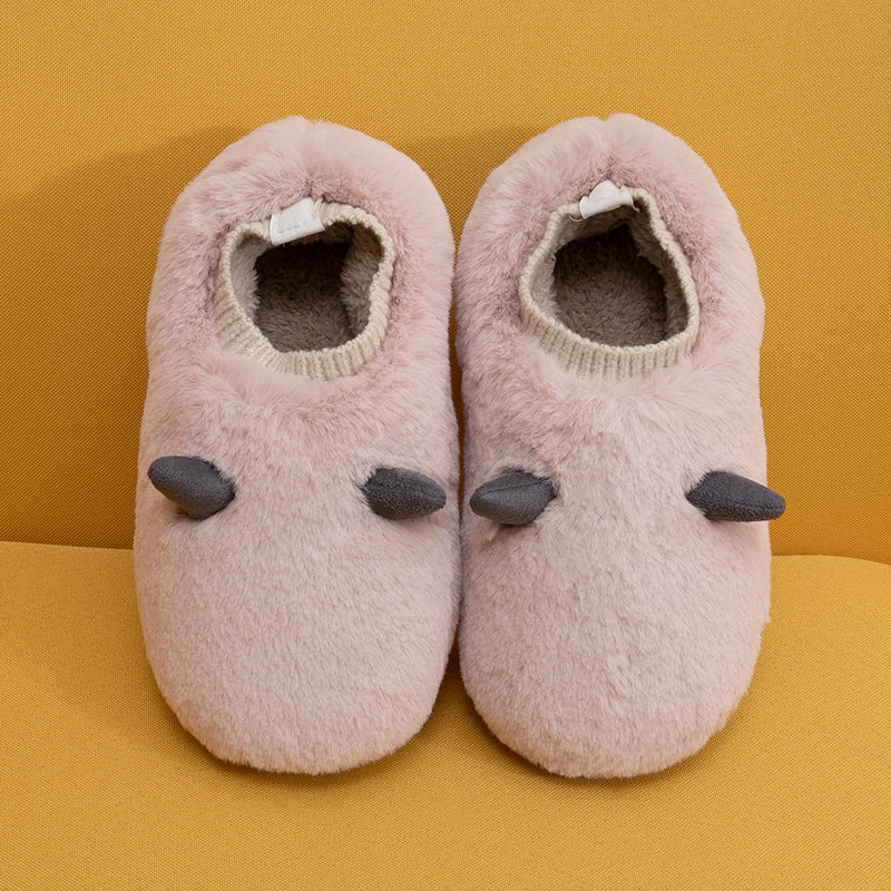 MAX0108-3 Fashion  Fluffy Slippers Winter Warm Home Indoor Shoes Soft Cute Cartoon Модные тапочки, теплая домашняя обувь, мягкий милый мультяшный