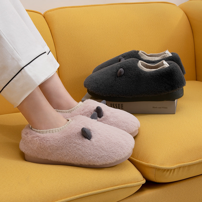 MAX0108-3 Fashion  Fluffy Slippers Winter Warm Home Indoor Shoes Soft Cute Cartoon Модные тапочки, теплая домашняя обувь, мягкий милый мультяшный